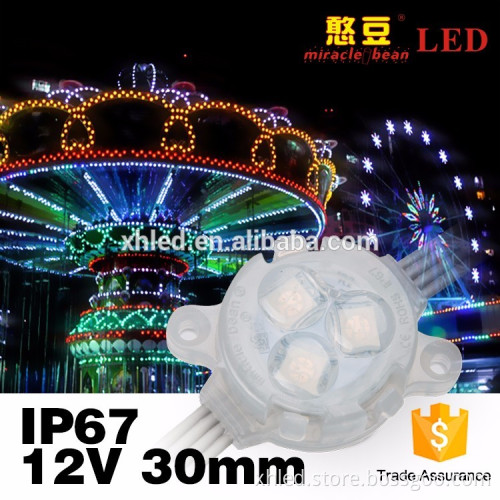 patented product Miracle Bean IP67 waterproof for outdoor usage 30mm RGB full color led pixel poi